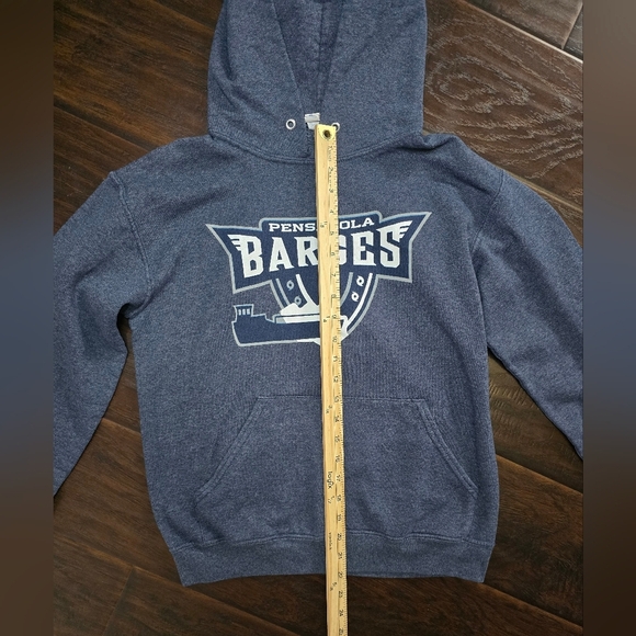 Pensacola Barges Mens Pullover Hoodie Sweater Small - Picture 4 of 8
